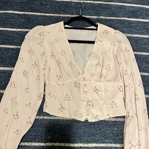 Aritzia button up top
